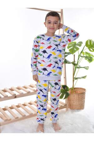 Pyjama-Set für Kinder mit Dinosaurier-Aufdruck 665236632 - 5