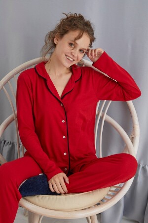 PYJAMA-SET MIT KNÖPFEN 1600-U - 1