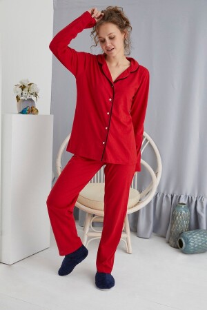 PYJAMA-SET MIT KNÖPFEN 1600-U - 2