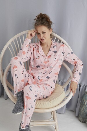 Pyjama-Set mit Knöpfen - 2