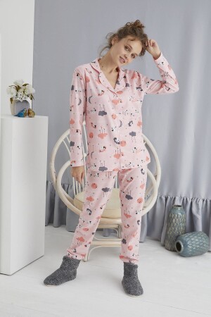 Pyjama-Set mit Knöpfen - 3