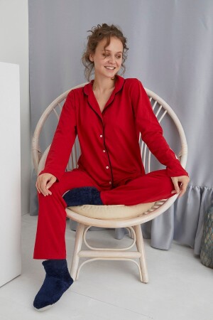 Pyjama-Set mit Knöpfen - 2