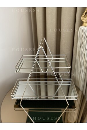 Pyramid Badezimmer-Organizer, Mehrzweck-Make-up-Schmuck-Organizer, Badezimmer, Küchenschrank, Service, Präsentationsständer, Houss-ORGNZR - 7