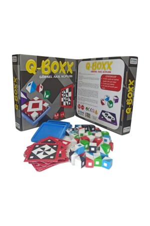 Q-boxx Cubes Qbitz Görsel Akıl Küpleri (YENİLENDİ) Q-bitz Q-smart Q Smart Küp Oyunu - 5