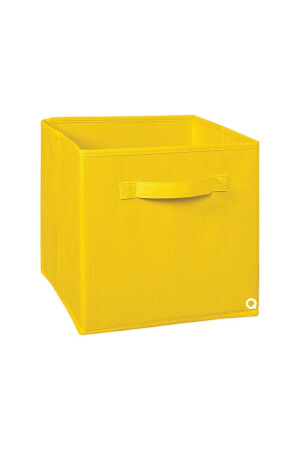 Q1 Große Mehrzweck-Schrank-Organizer-Box, dekorative Aufbewahrungsbox, Regal-Organizer, Gelb, 190 - 2