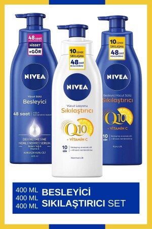 Q10 400 ml Q10 Vücut Sütü 400 ml Vücut Sütü Besleyici 400 ml - 2