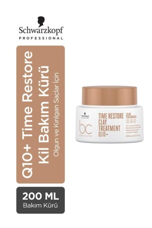 Q10+ Time Restore Clay Care Cure 200 ml für reifes und sprödes Haar - 2