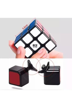 Qiyi 3x3 Speed Cupe Hızlı Profesyonel Dekompresyon Rubik Küp Zeka Küpü Akıl Küpü Sabır Küpü - 3