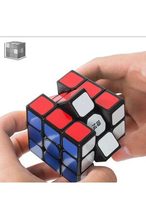 Qiyi 3x3 Speed Cupe Hızlı Profesyonel Dekompresyon Rubik Küp Zeka Küpü Akıl Küpü Sabır Küpü - 4