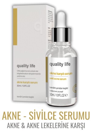 Ql Acne Serum (Anti-Akne-Hautserum gegen Akne, Mitesser und Akne) QLAKS - 1