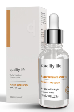 Ql Intensive Keratin Care Serum (Keratin-Haarpflege – Keratin-Pflege – Keratin-Öl) QLKB - 3