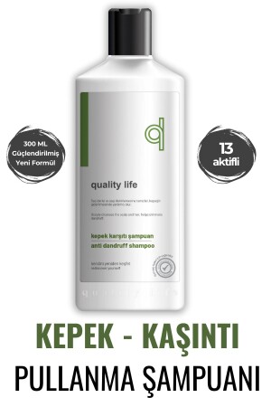 Ql Kepek Şampuanı - 13 Aktifli Kepek Karşıtı Şampuan 300 Ml ( Kepek Önleyici Şampuan) - 1