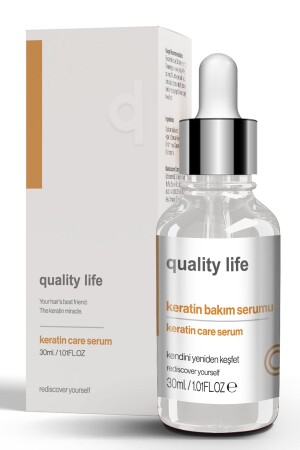 Ql Yoğun Keratin Bakımı Serumu ( Keratin Saç Bakımı - Keratin Bakım - Keratin Yağı ) - Quality Life