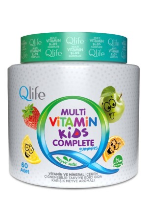 Qlife Multivitamin Kids Complete Gummies 60 Çiğnenebilir Tablet Q-life882 - 2