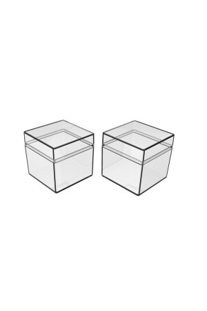 Quadratische Geschenkbox aus Glimmer 4 x 4 x 4 cm – 30 Stück TYC00540323393 - 2