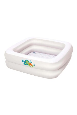 Quadratisches Babybecken: Ob Spielbecken, Badewanne oder normales Becken, 86x86x25 cm - 4