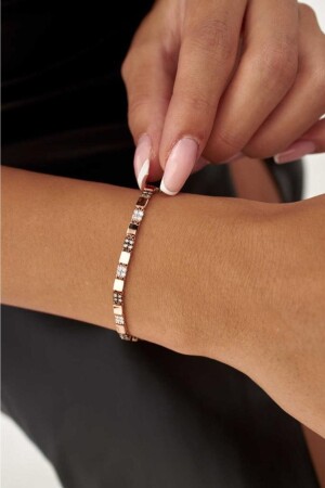 Quadratisches Diamantarmband - 1