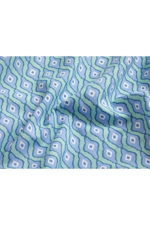 Quarto bügelleichter Einzelbettbezug 160 x 220 cm blau 10038590 - 6