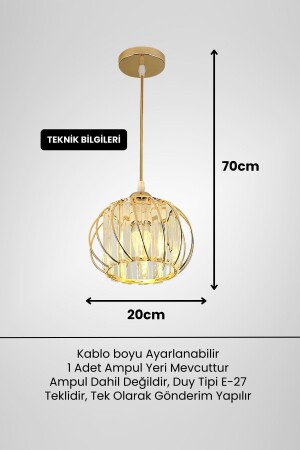 Quattro-Modell, goldfarben plattiert, Kristallstein, Metallgehäuse, moderne Decken-Pendelleuchte, Kronleuchter der neuen Generation - 4