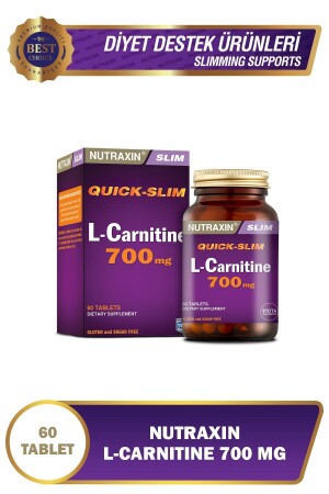 Quick Slim - L-Carnitine 700mg 60 Tablet 8697432095616 - 2