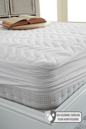 Quilted Fitted Interlining Mattress Protector Sheet Mattress Mattress dcvtela - 1