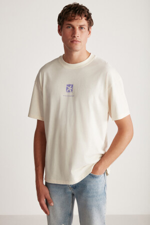 Quincy Regular Vanilla Single T-Shirt QUINCY01042023 - 4