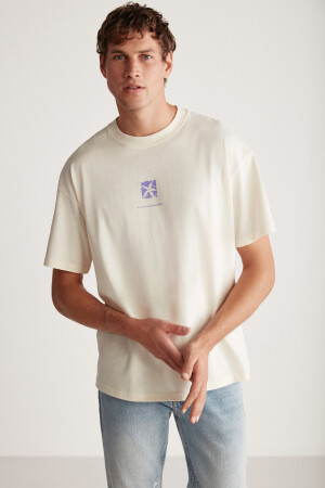 Quincy Regular Vanilla Single T-Shirt QUINCY01042023 - 5