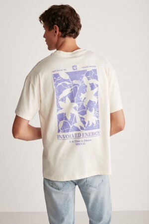 Quıncy Regular Vanilya Tekli T-shirt QUINCY01042023 - 1