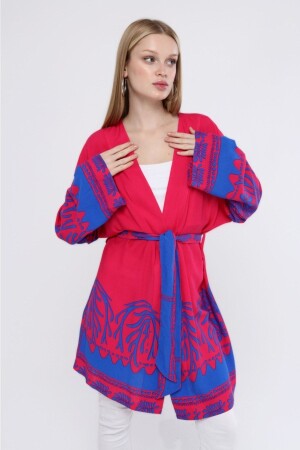 Rahat Kesim Tesettür Kimono - 1