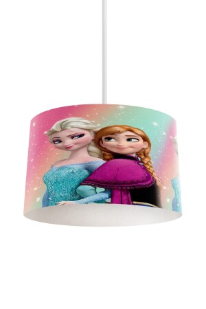 Rainbow Elsa Anna GEMUSTERTER KINDER- UND BABYZIMMERLEUCHTER AVZ-DT-1039 - 2