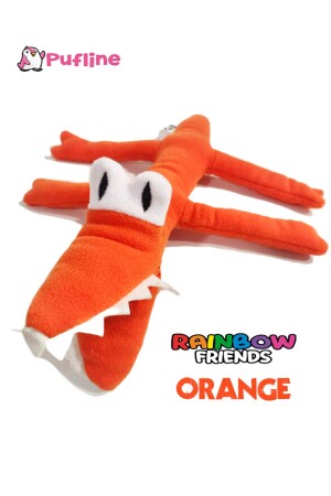 Rainbow Friends Roblox Orange Peluş Oyuncak (40 Cm) BLUE - 3