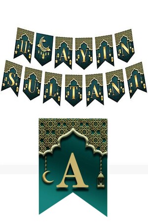 Ramadan-Dekoration, 4er-Set, Willkommens-Ramadan-Schriftzug, religiöser islamischer Ramadan-Banner, Raum-Veranstaltungsort, Iftar-Ballon-Ornament - 4