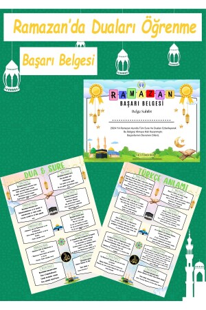 Ramadan-Gebets-Tutorial und dokumentieren Sie pädagogische Gebete und Suren-Aufkleber für Kinder - 2