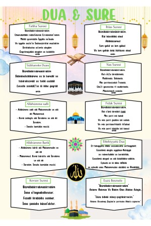 Ramadan-Gebets-Tutorial und dokumentieren Sie pädagogische Gebete und Suren-Aufkleber für Kinder - 4