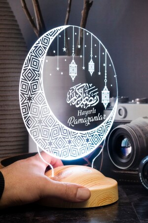 Ramadan-Geschenk Kandilli – Happy Ramadan, Halbmond- und Öllampe, LED-Lampe – Ramadan-LED-Licht - 8