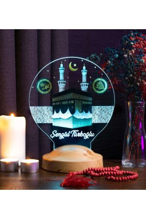 Ramadan-Geschenk – religiöses Geschenk mit Kaaba-Visualisierung – Kaaba-LED-Lampe – religiöses Geschenk für Mutter-LED-Lampe - 1