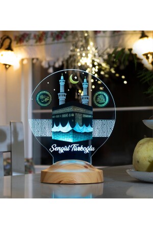 Ramadan-Geschenk – religiöses Geschenk mit Kaaba-Visualisierung – Kaaba-LED-Lampe – religiöses Geschenk für Mutter-LED-Lampe - 4