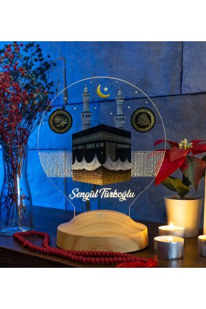 Ramadan-Geschenk – religiöses Geschenk mit Kaaba-Visualisierung – Kaaba-LED-Lampe – religiöses Geschenk für Mutter-LED-Lampe - 5