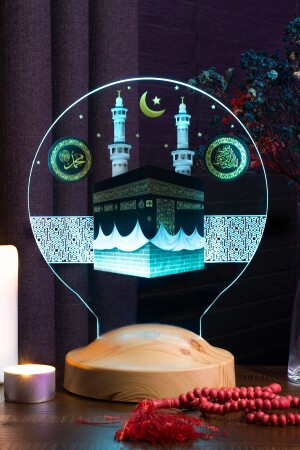 Ramadan-Geschenk – religiöses Geschenk mit Kaaba-Visualisierung – Kaaba-LED-Lampe – religiöses Geschenk für Mutter-LED-Lampe - 6