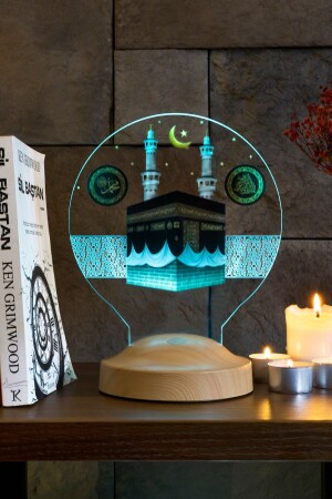 Ramadan-Geschenk – religiöses Geschenk mit Kaaba-Visualisierung – Kaaba-LED-Lampe – religiöses Geschenk für Mutter-LED-Lampe - 7