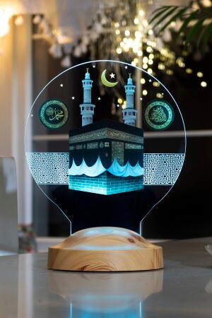 Ramadan-Geschenk – religiöses Geschenk mit Kaaba-Visualisierung – Kaaba-LED-Lampe – religiöses Geschenk für Mutter-LED-Lampe - 9