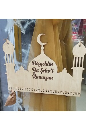 Ramadan-Kalender aus Holz - 1