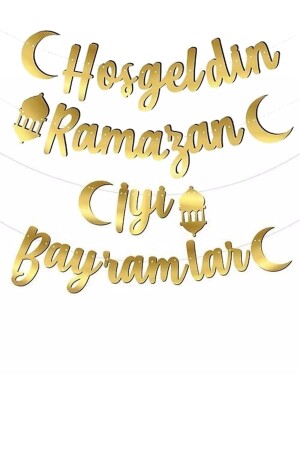 Ramadan-Set mit 2 Stück. Willkommens-Ramadan + Frohe Feiertage-Set - 1