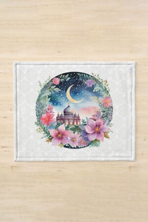 Ramadan-Tischset/Stoffserviette/Präsentationsserviette/schmutzabweisend – waschbarer Mikrokammstoff - Filamente