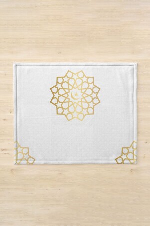 Ramadan-Tischset/Stoffserviette/Präsentationsserviette/schmutzabweisend – waschbarer Mikrokammstoff - Filamente