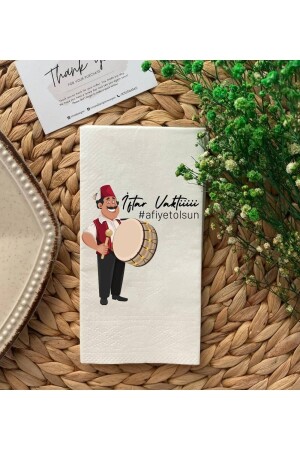 Ramazan Ayı Iftar Vakti Sunum Peçetesi 20li - Rima Tasarım