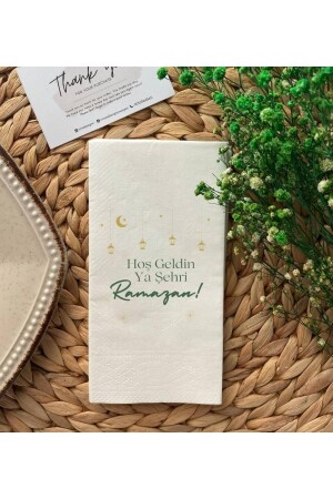 Ramazan Ayı Sofralarınızı Renklendirin Konuşan Peçete 20li - Rima Tasarım