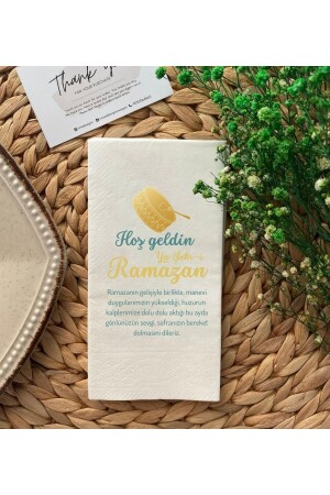 Ramazan Ayı Sofralarınızı Renklendirin Konuşan Peçete 20li - Rima Tasarım