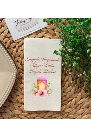 Ramazan Ayı Sofralarınızı Renklendirin Konuşan Peçete 20li - Rima Tasarım