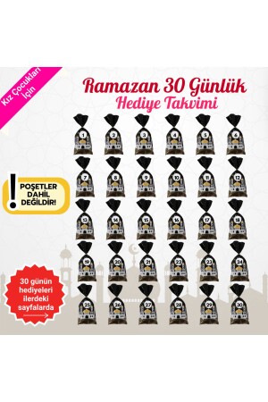 Ramazan İçin 30 Günlük Hediye Takvimi (Kız Çocuklar İçin) - Her Güne Bir Hediye -SINIRLI STOK - 3